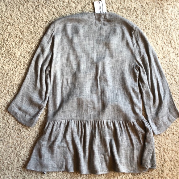 ZARA new with tags drapey viscose dress, sz S - Picture 5 of 7